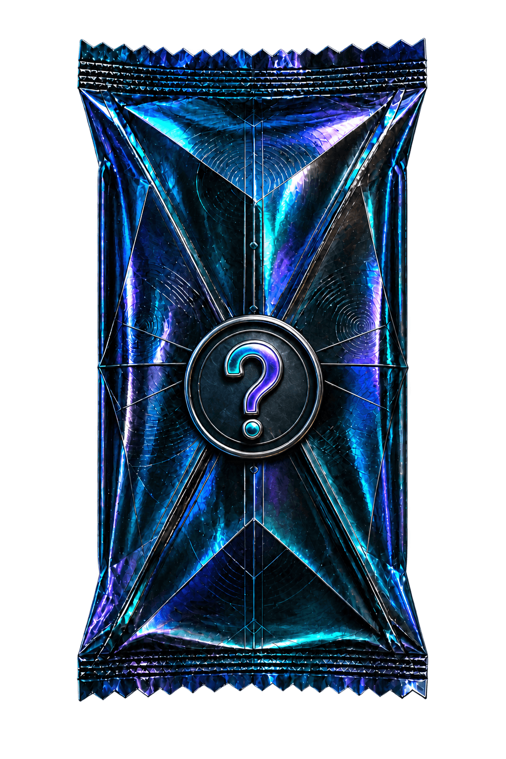 A mysterious TRULY UNIQUE card pack marked with an unknown sigil