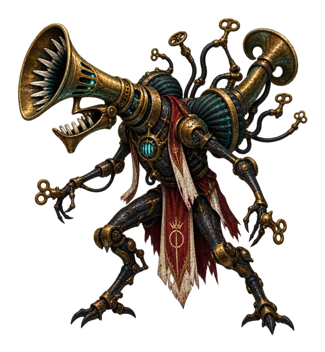 Brass Cantor, a creature in DEEPWELL
