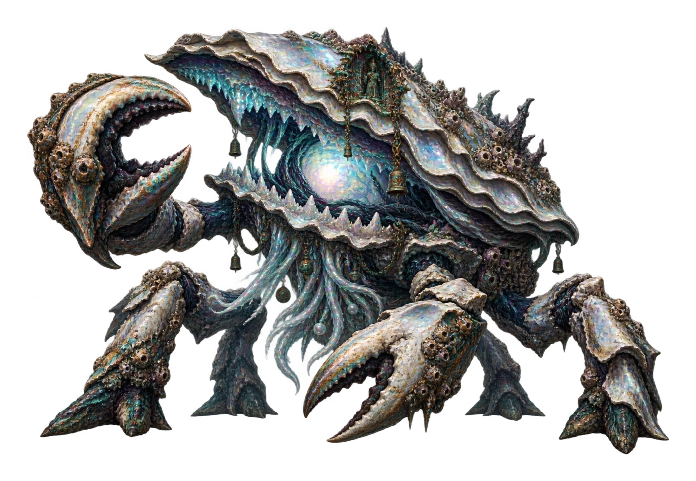 Nacre Golem, a creature in DEEPWELL