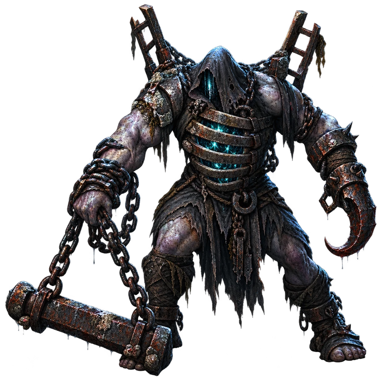 Warden Ninth, a creature in DEEPWELL